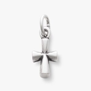Silver Cross Pendant Charm